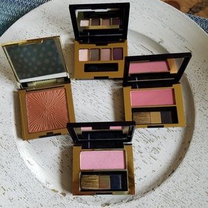 Estee Lauder eyeshadow, blush, and shimmer